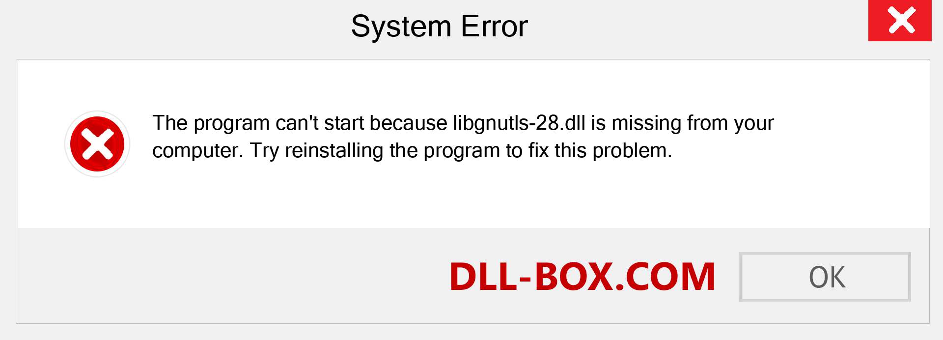  libgnutls-28.dll file is missing?. Download for Windows 7, 8, 10 - Fix  libgnutls-28 dll Missing Error on Windows, photos, images